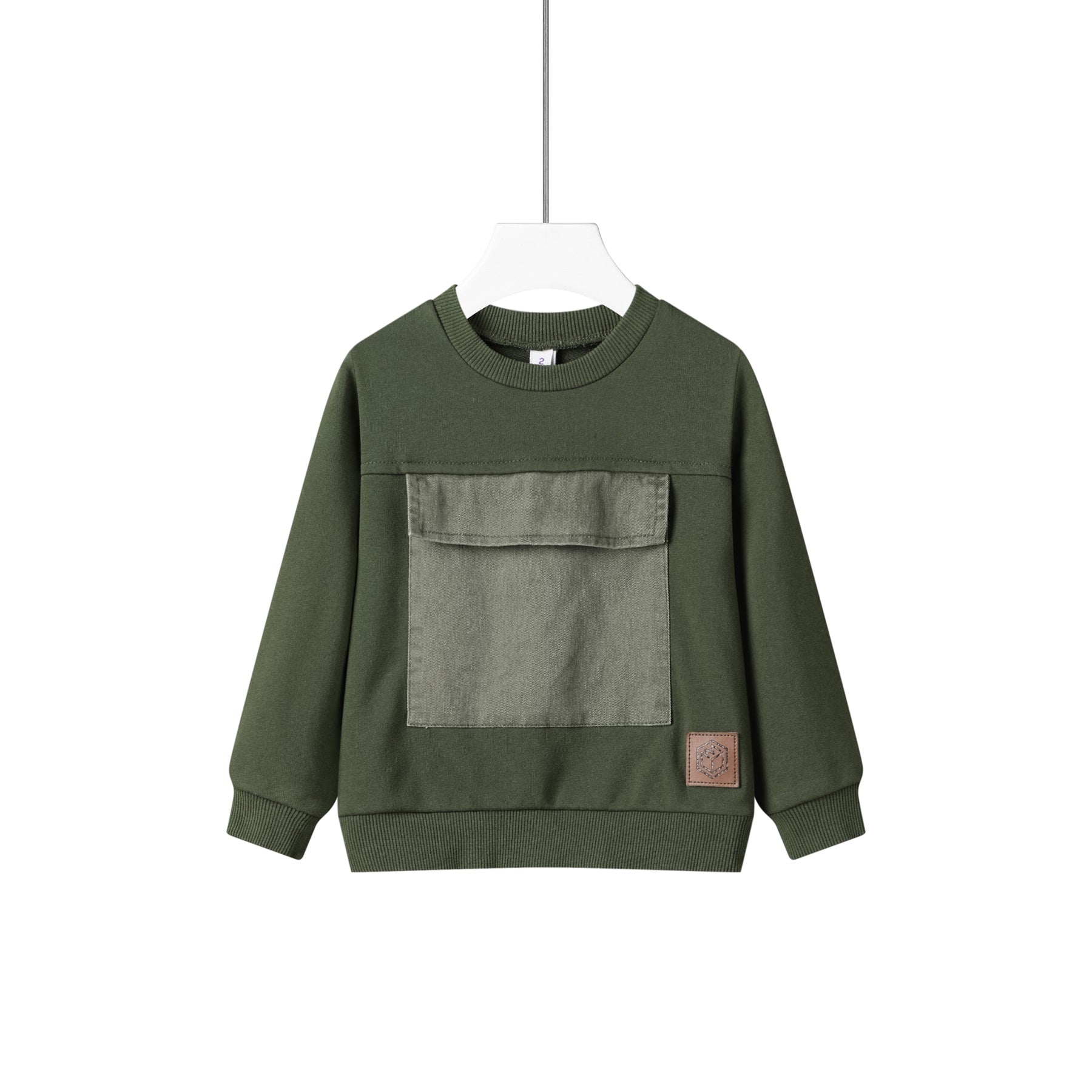 large pocket top-green