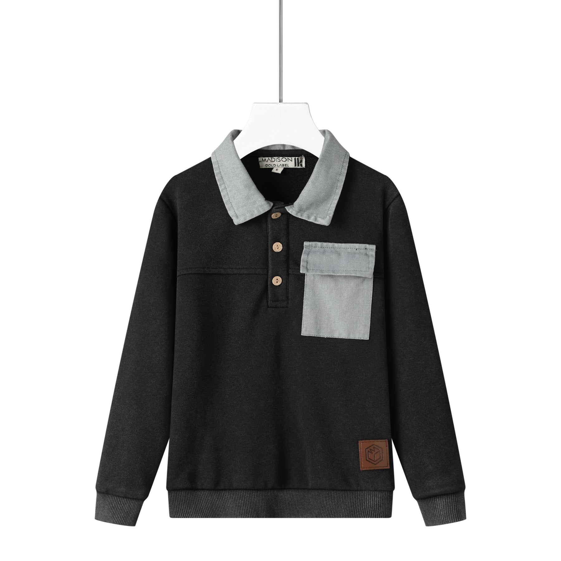 pocket polo (lk)- black