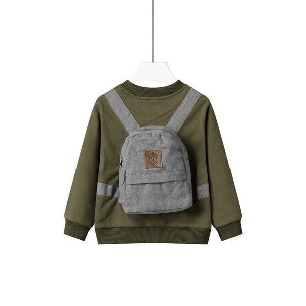 backpack sweat top