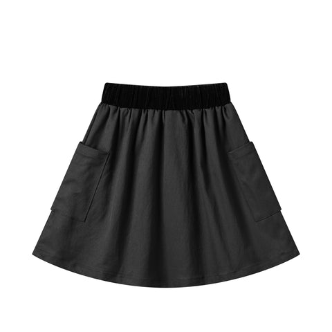 velvet waist skirt