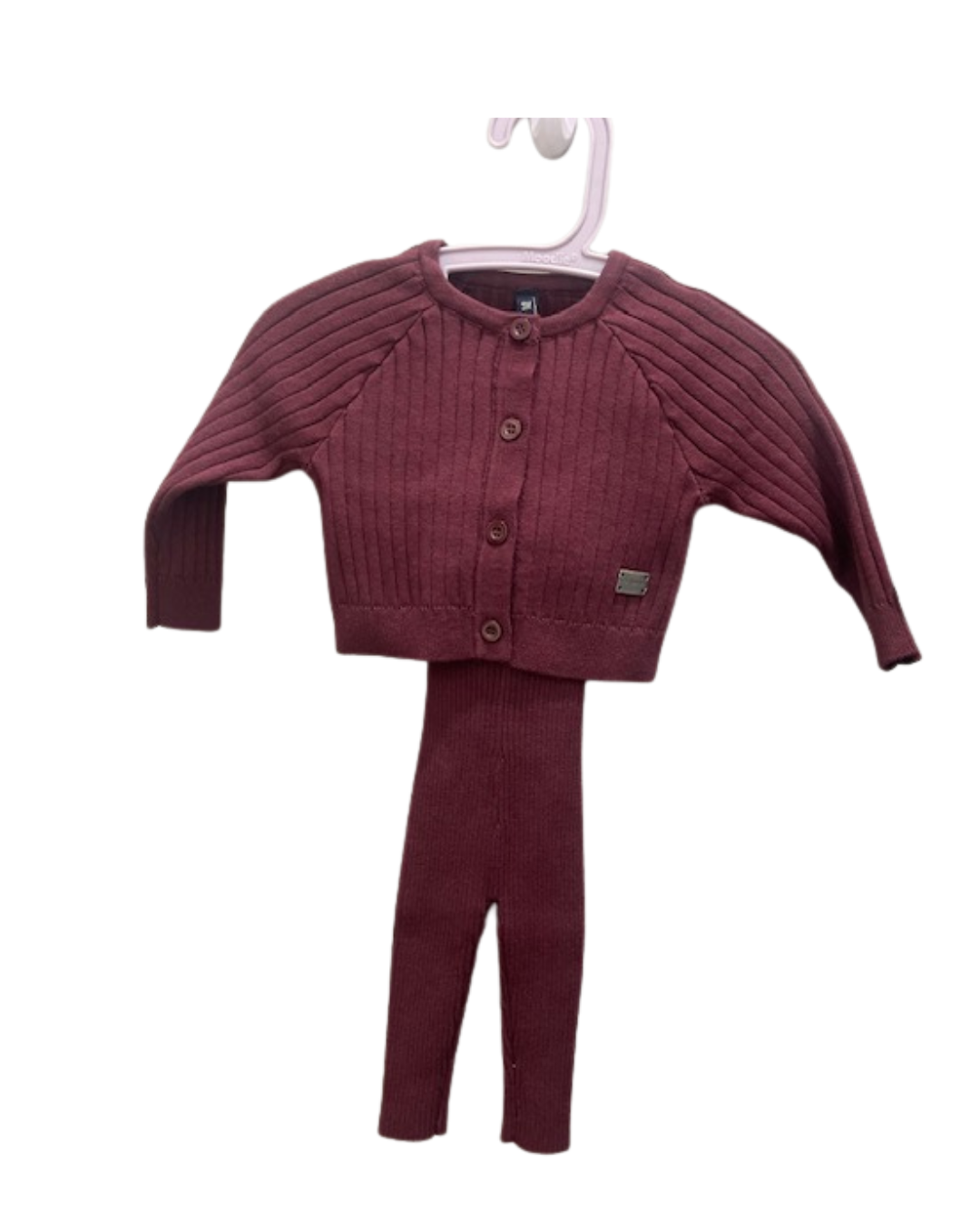 build up knit- cardigan set