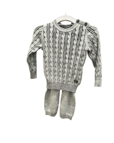 cable knit toddler set
