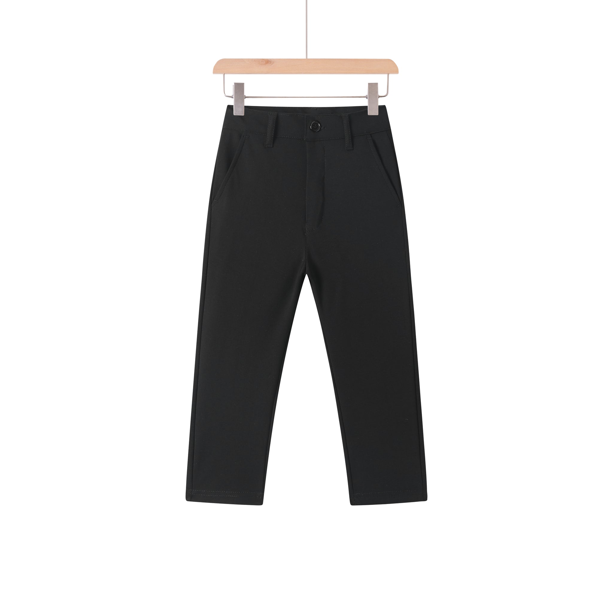 poly dress pants (black) y126