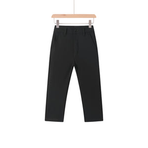 poly dress pants (black) y126