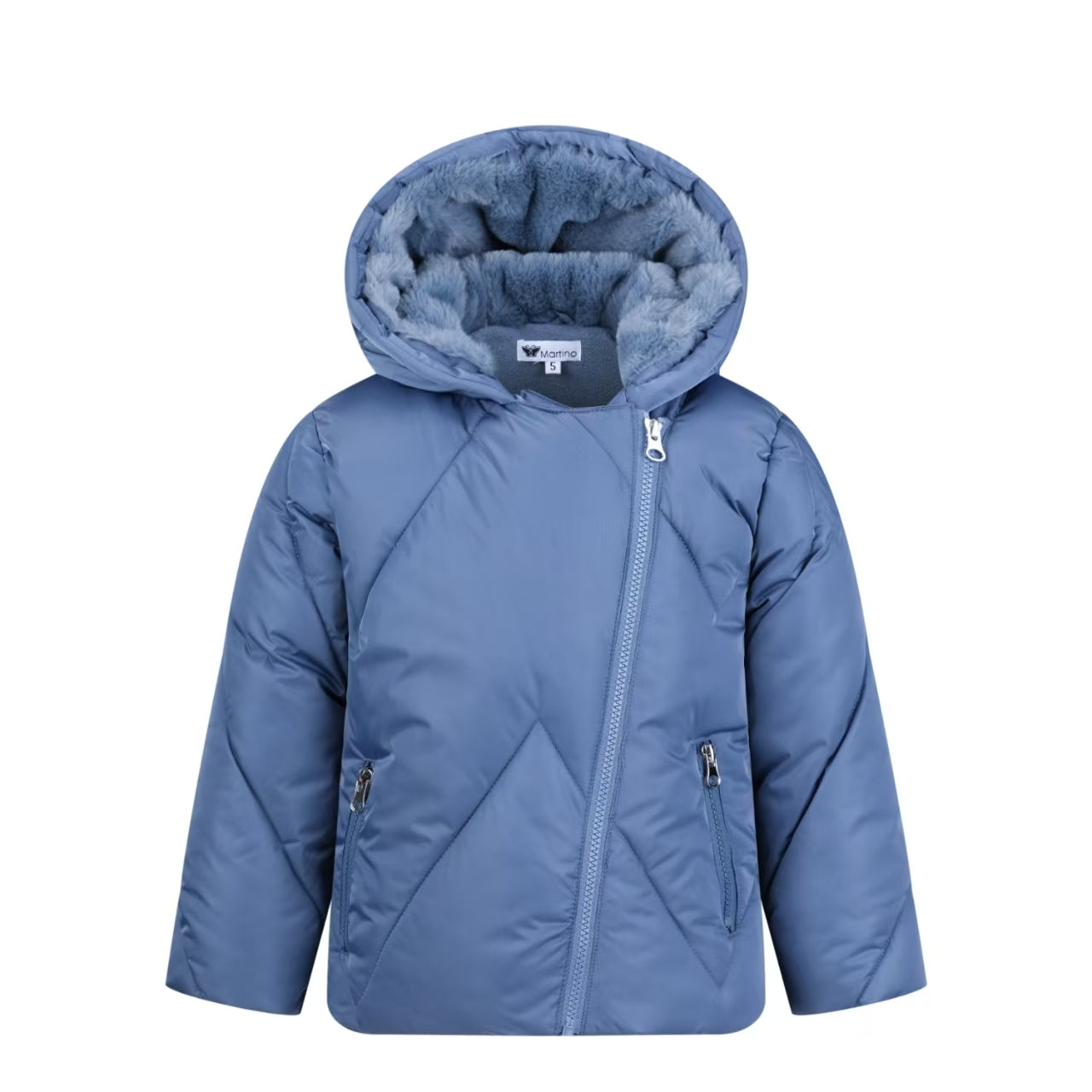 side zip quilted jacket