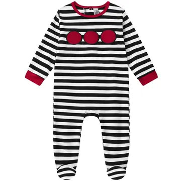 stripe babygrow