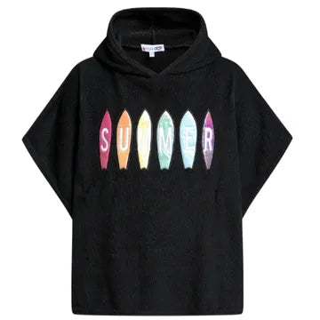 Terry Poncho - Black