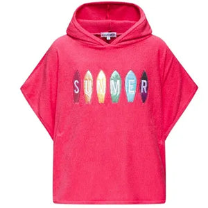 Terry Poncho - Pink